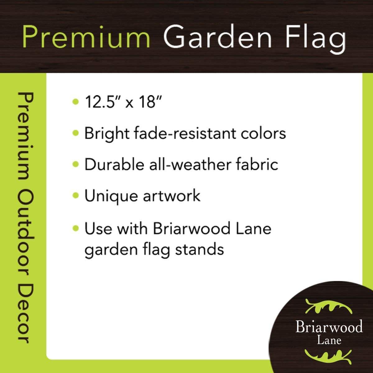 Springtime Pickup Burlap Garden Flag Welcome Floral 12.5" X 18"