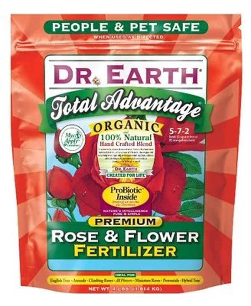 Organic & Natural Total Advantage Rose & Flower Plant Food, 4-6-2 Fertilizer, 12 Lb.