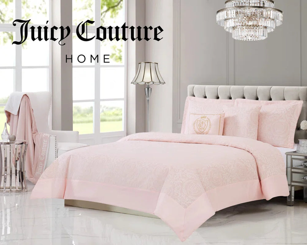 Comforter, Shams, & Decorative Pillows Pink 5-Piece Comforter Sets