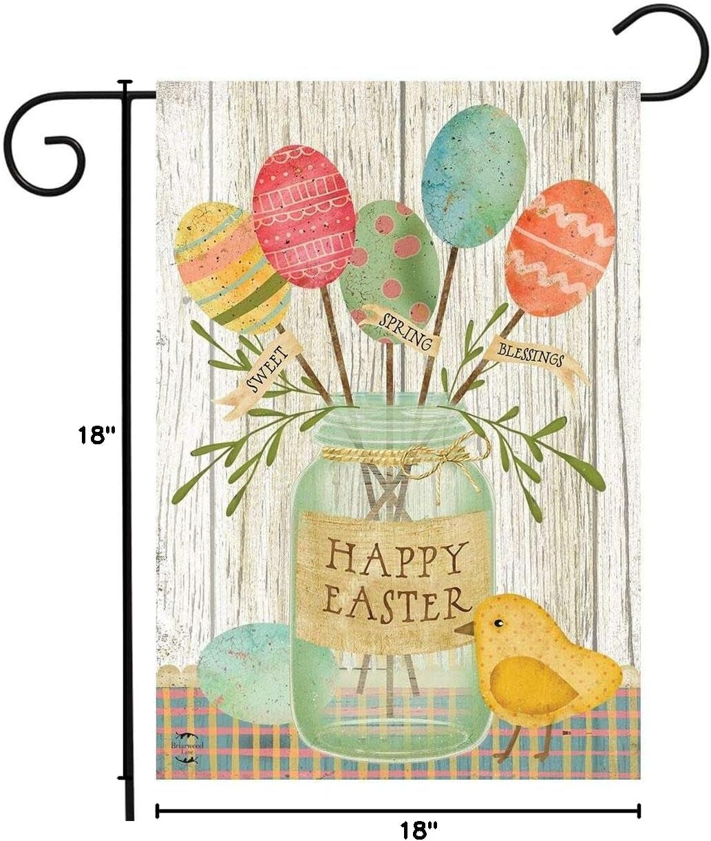 Spring Egg Bouquet Easter Garden Flag