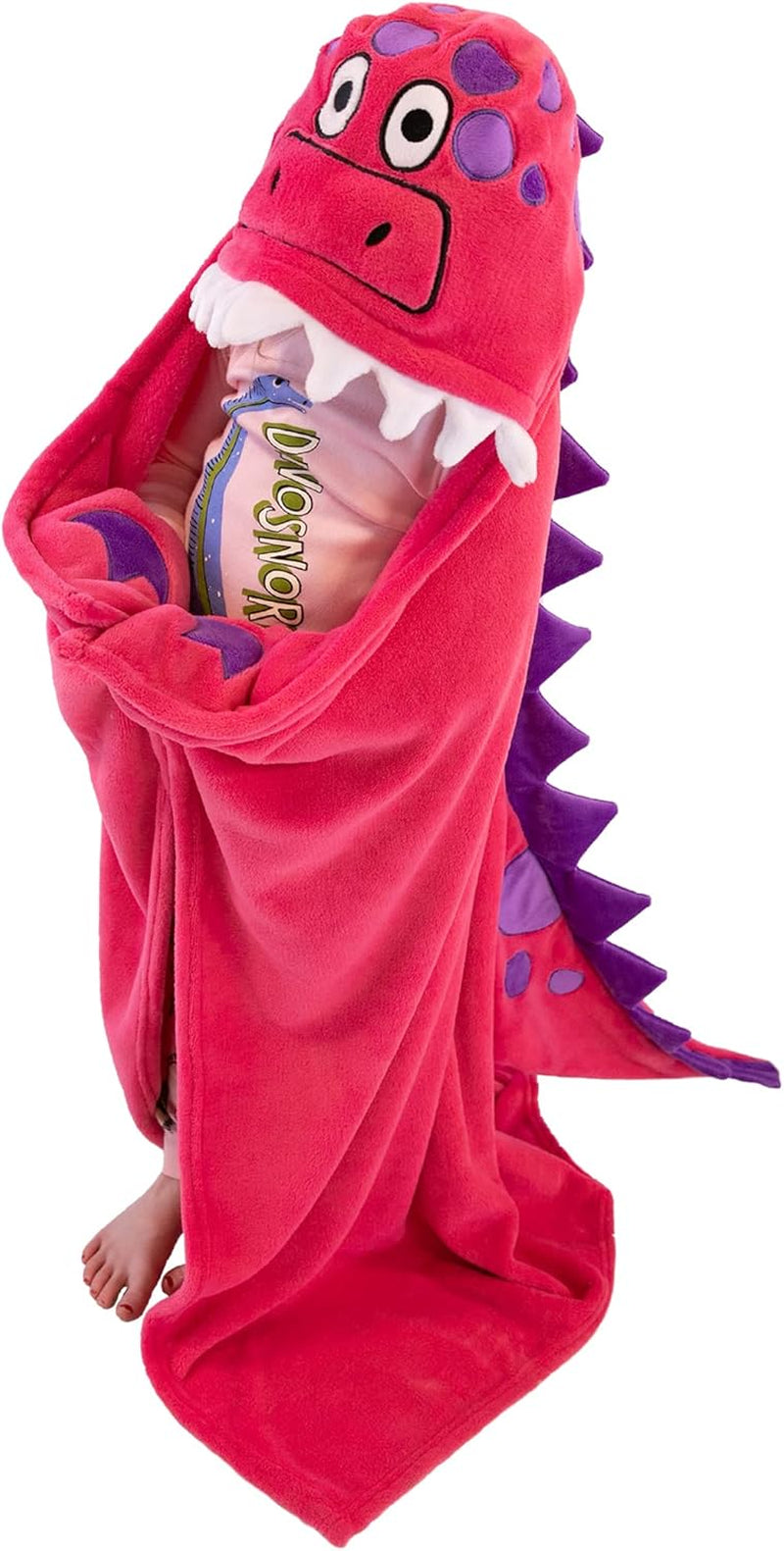 Wearable Hooded Blanket for Kids, Animal Hooded Blanket (Bear)