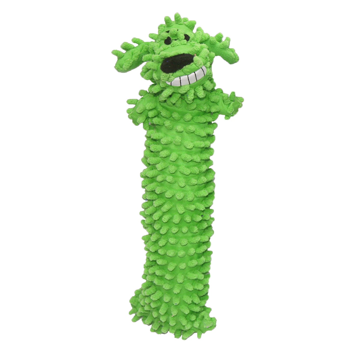 Stuffing Free Floppy Moppy Loofa Plush Dog Toy, 12", Color May Vary