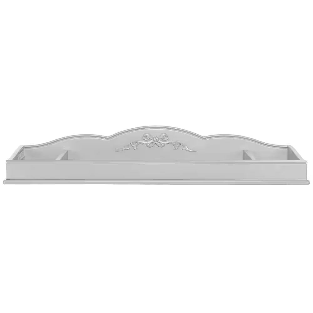 Aurora Blush Pink Changing Tray Full Assembly I Lasting Quality I Intricate Ribbon Bow Scrollwork