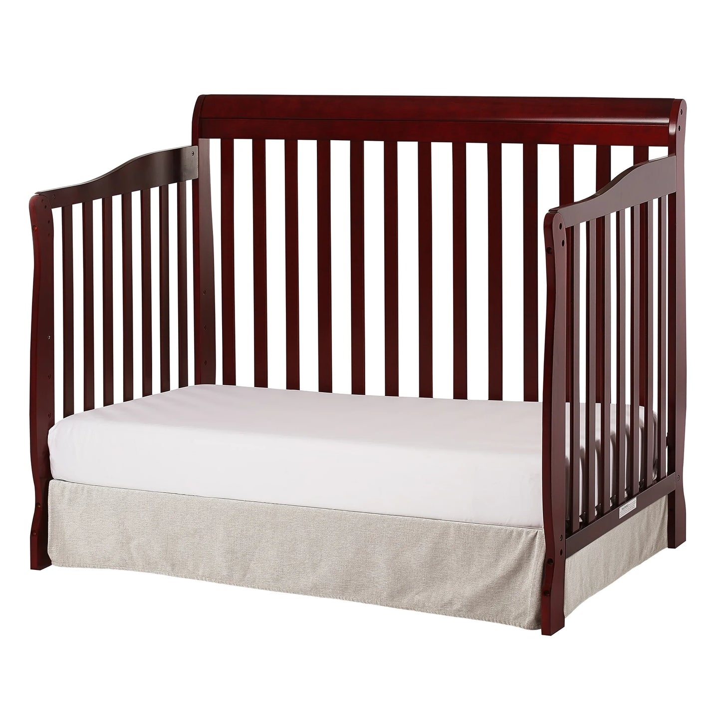 Ashton 5-In-1 Convertible Crib, Cherry, Greenguard Gold and JPMA Certified