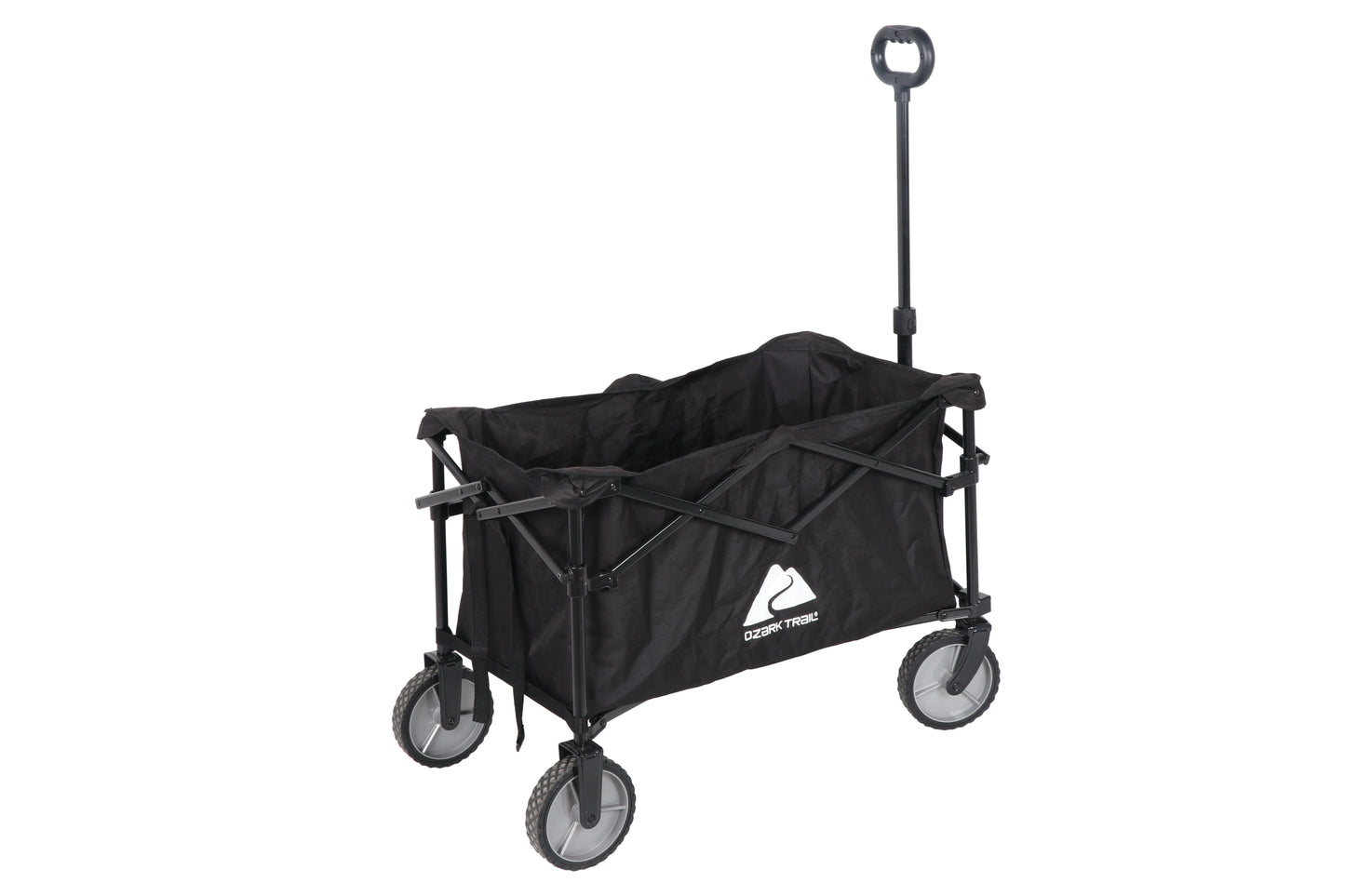 Multi-Purpose Big Bucket Cart, Black Wagon, Height 24"