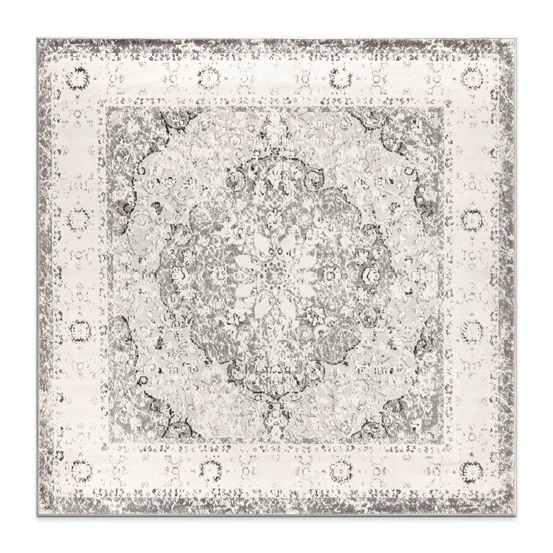 Hector Performance Oriental Gray/Ivory/Black Indoor Rug