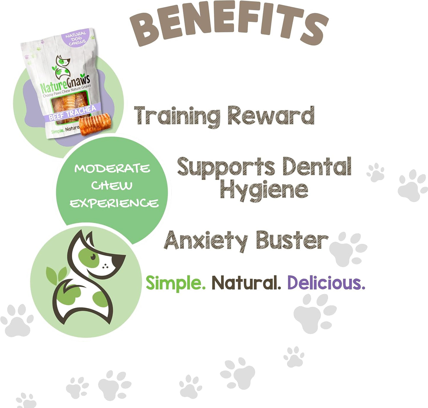 Beef Trachea Chews for Dogs 3" (12 Count) - Long Lasting Natural Crunchy Dog Chew Bones - Rawhide Free