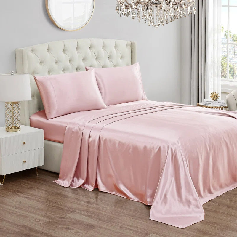 Premium Silky Satin Sheet Sets