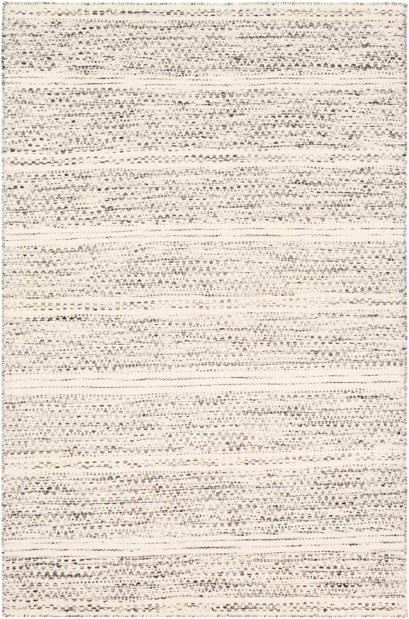 Sylvie Chevron Flatweave Wool Cream/Black Area Rug