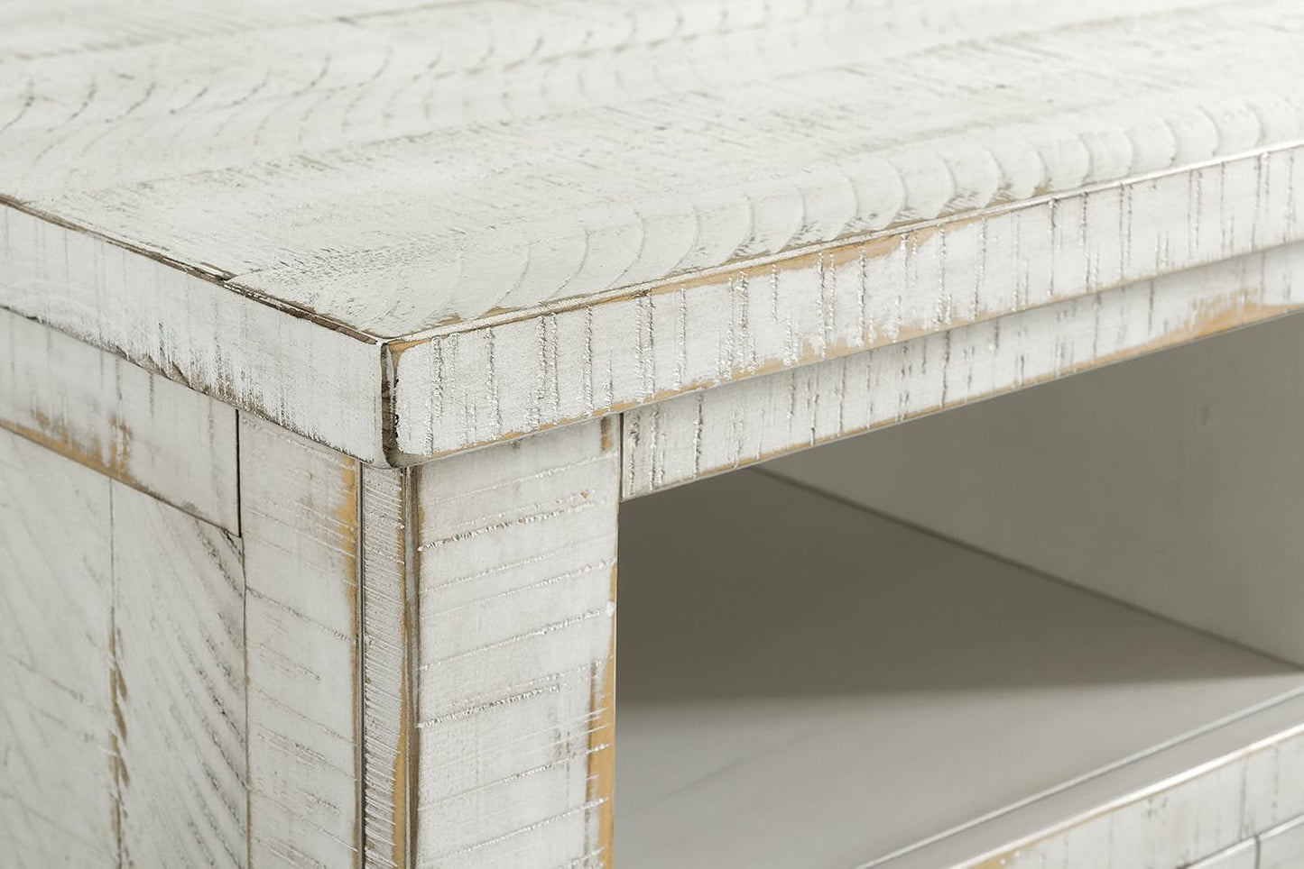 Nantucket 65" TV Stand, Antique White