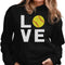 Love Softball Sweatshirt Hoodie Novelty Gifts for Coaches Fan Players Pitcher Hoodies for Women Teen Girls