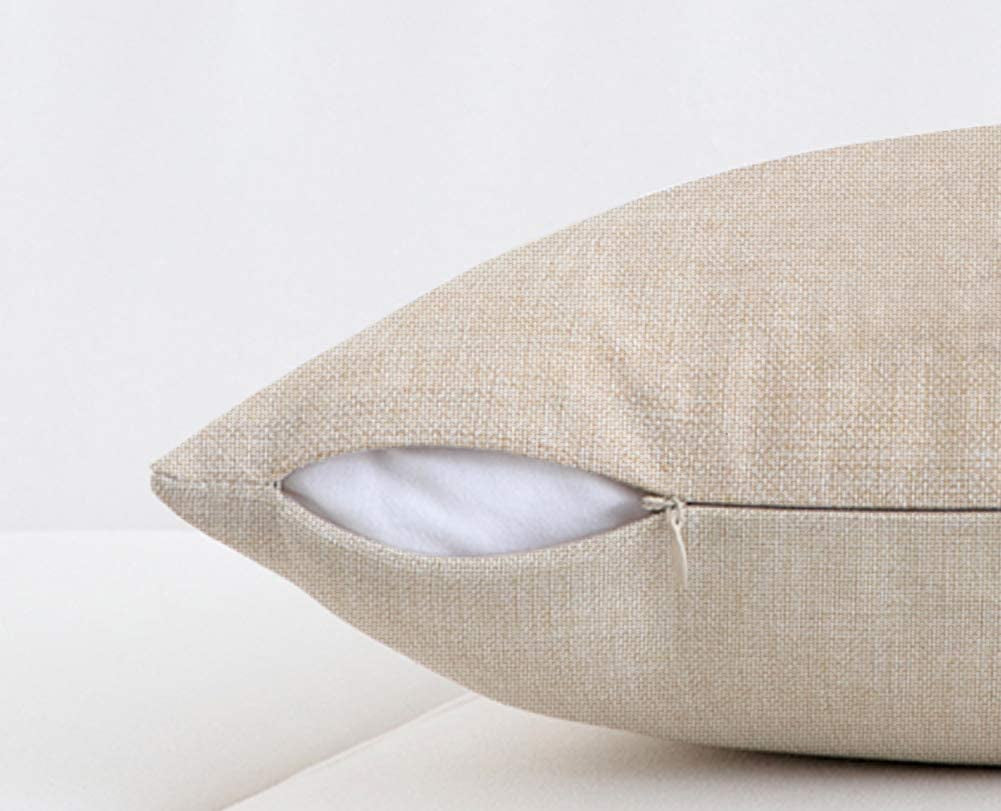 Happy Goat Farmhouse Pillows - Farmhouse Pillow Cover - Farm Animal Linen Pillow Cover - Farmhouse Pillow Covers - Rustic Decor Pillow