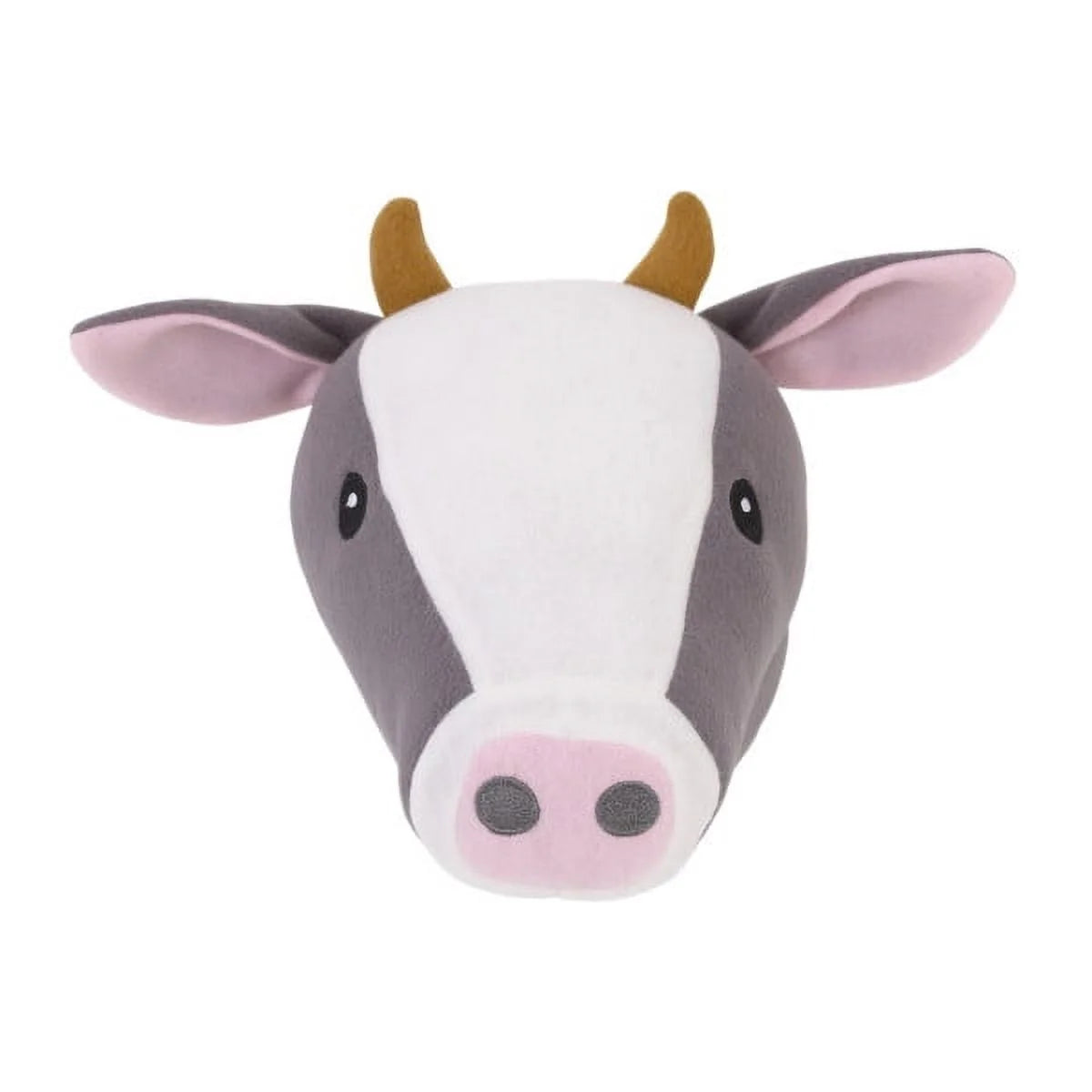 Plush Fleece Cow Head Wall Décor