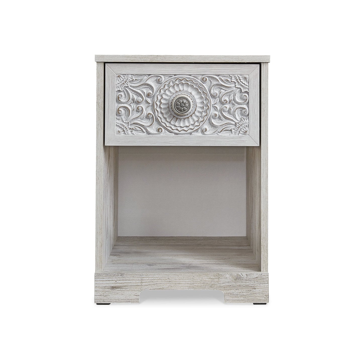 Paxberry 1 Drawer Nightstand Whitewash