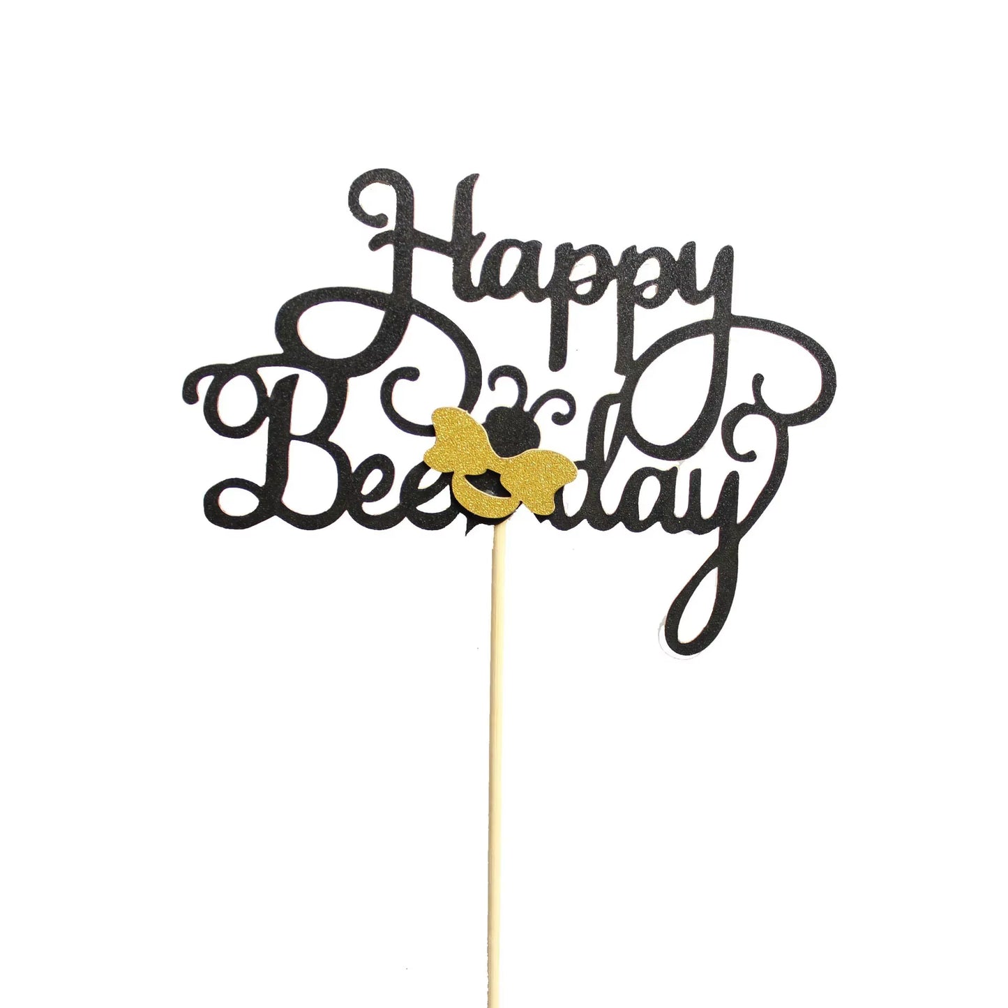 Bumble Bee Themed Happy Bee Day Balloons Happy Birthday Banner Honey Bee Party Decoration Cake Topper Baby Shower Party Supplies