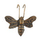 Bee Flower Pot Ornament Hook Cast Iron Garden Yard Hanger Rustic Gold Finish