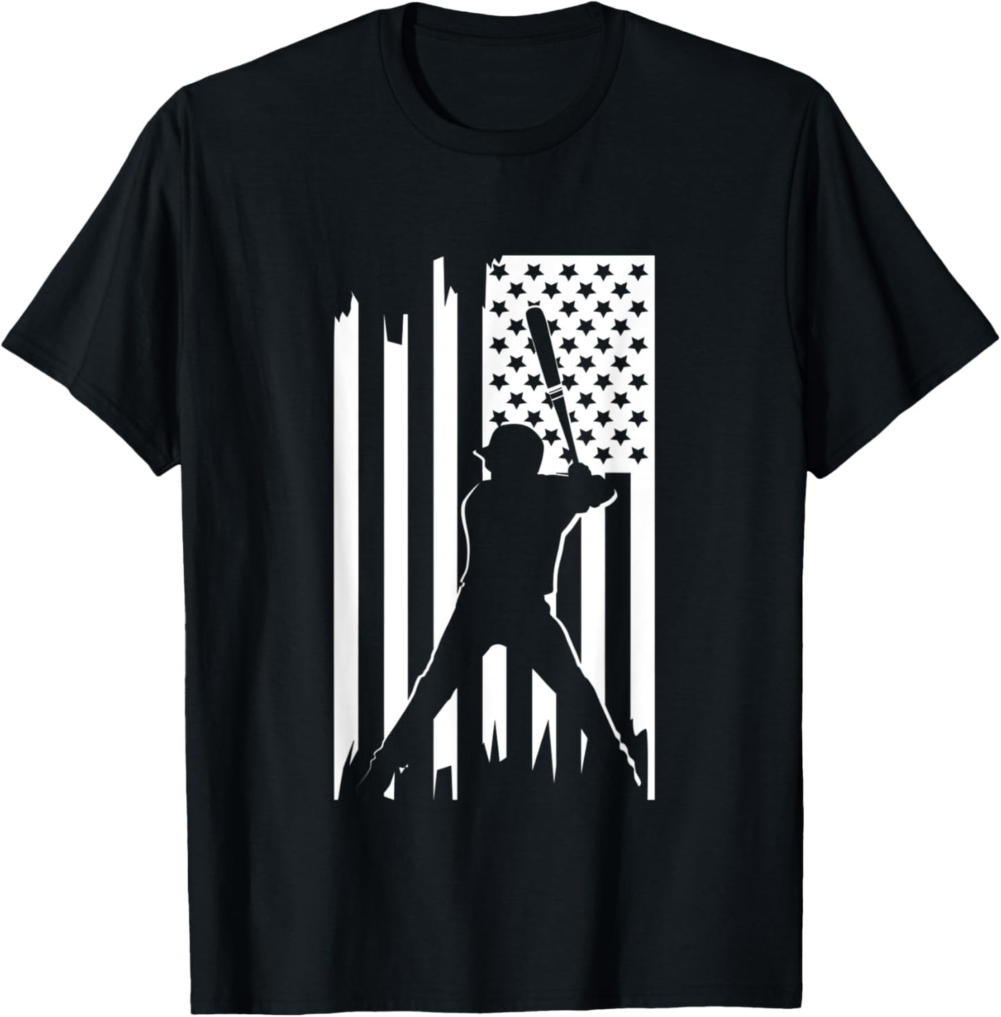 American Flag Baseball Apparel - Baseball T-Shirt