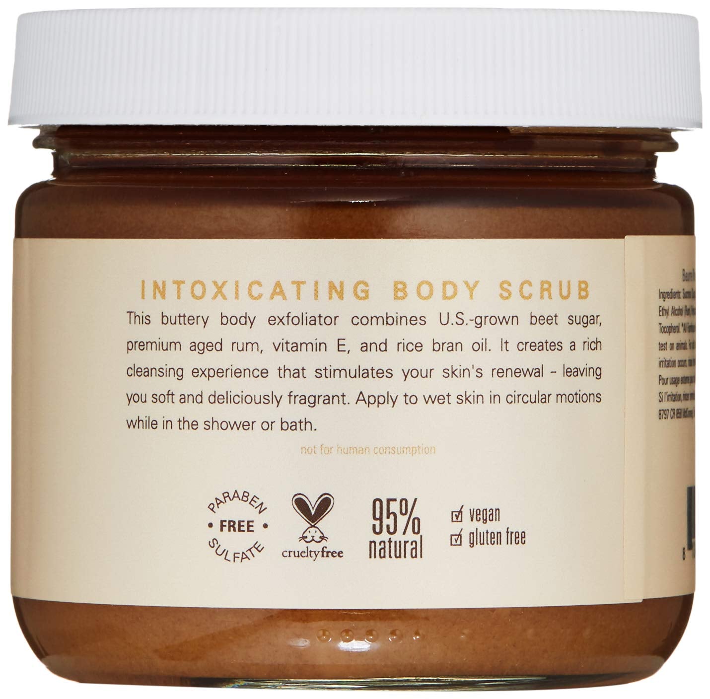 Farmhouse Fresh Butter Rum Body Scrub, 13.6 Oz