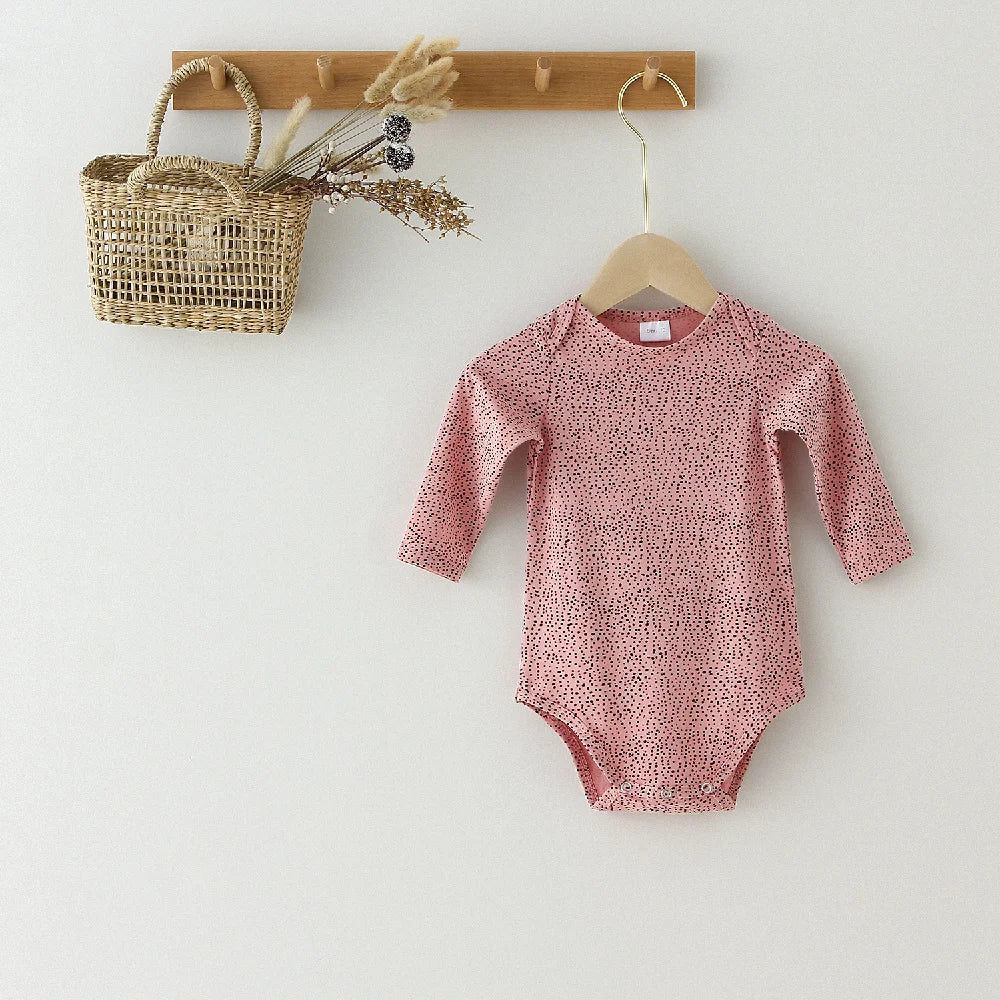 Infant Boy Girls Baby Clothes Sets Dot Pattern Cotton Spring Summer Newborn T Shirt + Pant Baby Pajamas Sets Kids Clothing