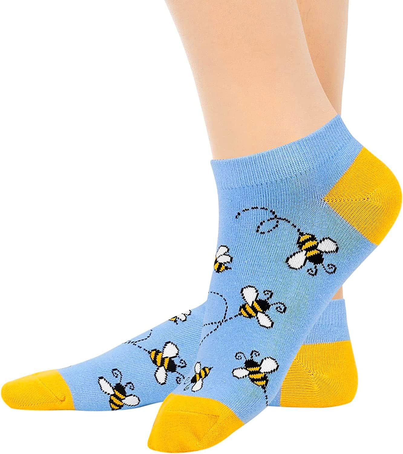 Funny Socks for Women - Bee Gifts Cow Gifts Corgi Gifts for Girls, Noverty Corgi Bee Cow Socks