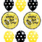 1 X Happy Bee-Day Birthday Buzz Bumble Bee Bouquet Balloon Set Party Decoration by