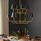 Corina 8-Light Dimmable Tiered Chandelier