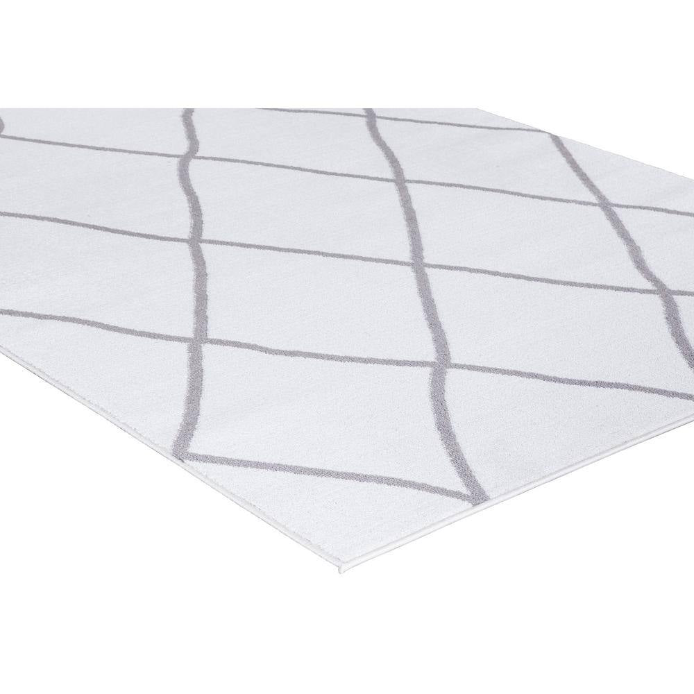 Madison Collection Diamond Ivory 3 Ft. X 4 Ft. Area Rug