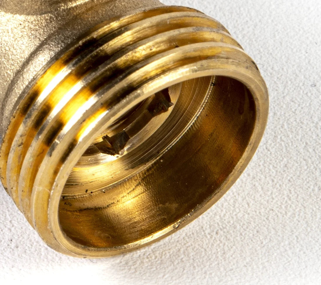 Brass Angle Connector