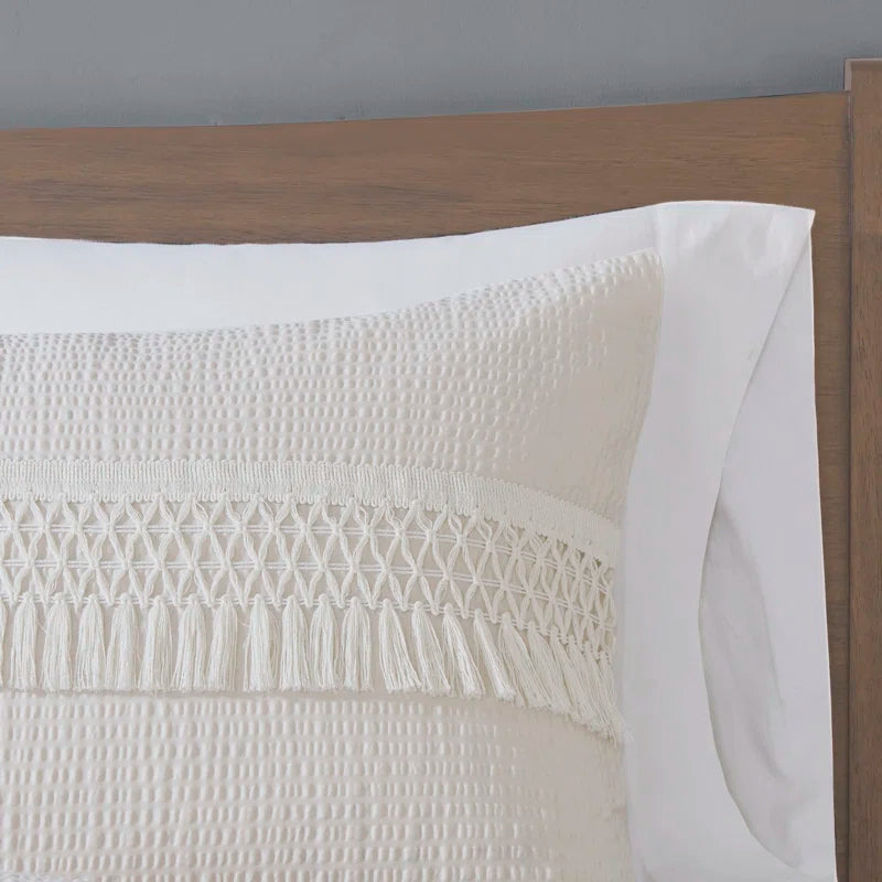 Hugo 3 Piece Cotton Seersucker Comforter Set