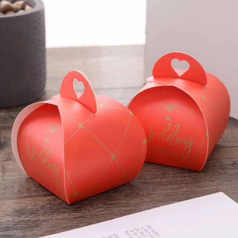 10Pcs 5.5X5.5X6.5Cm Paper Candy Box Flamingo Chocolate Gift Box for Baby Shower Birthday Wedding Party Supplies