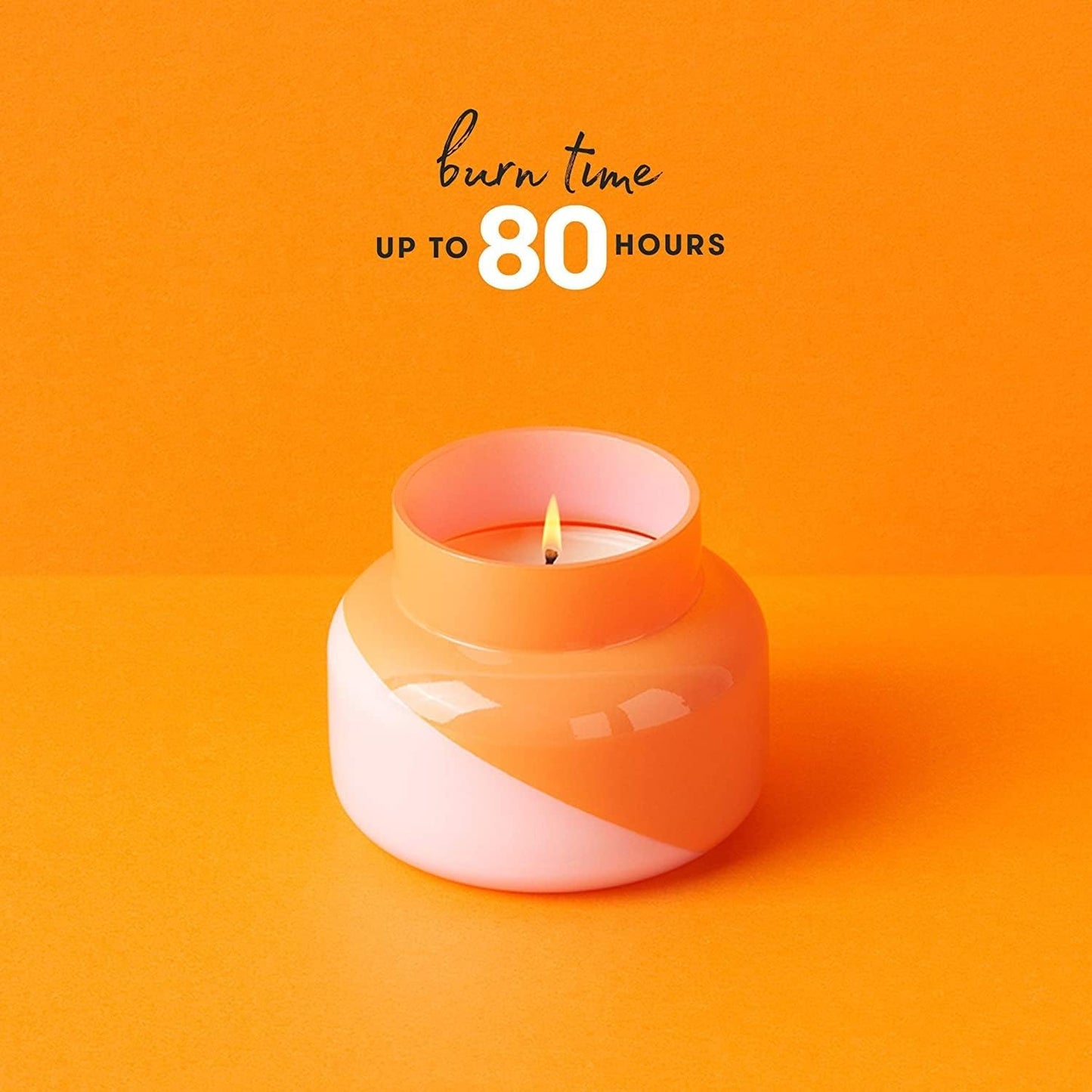 Dual Tone Signature Jar Candle - Luxury Tropical Scented Candles - Long Lasting Soy Wax Blend - Comes in Decorative Glass Jar for Room Decor (Volcano, 8 Oz)