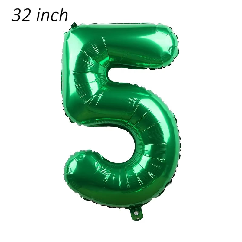 1 Set Farm Tractor Party Happy Birthday Banner Excavator Vehicle Green Theme Balloons Cake Topper Party Decoration