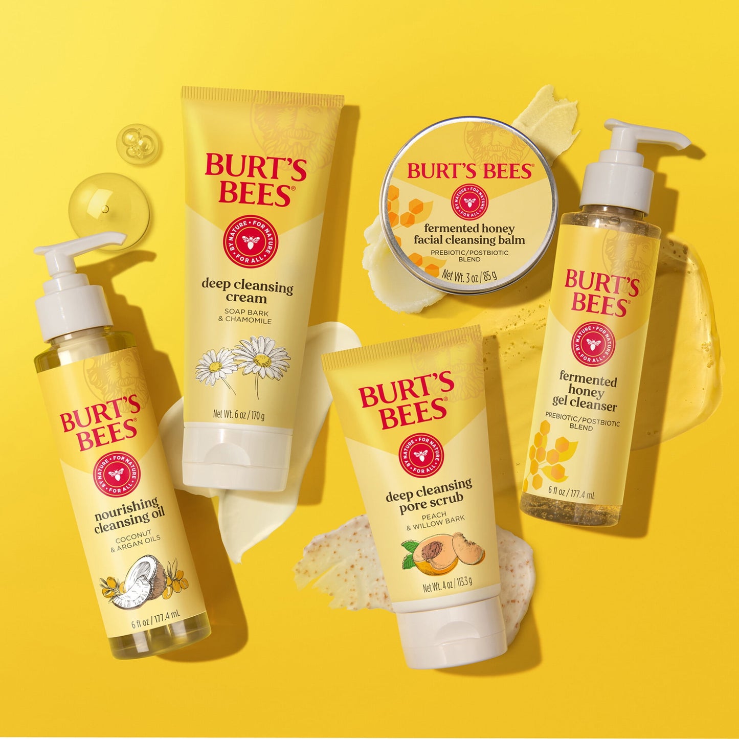 Burts Bees Nourishing Cleansing Oil with Coconut and Argan Oils, 6 Fluid Ounces