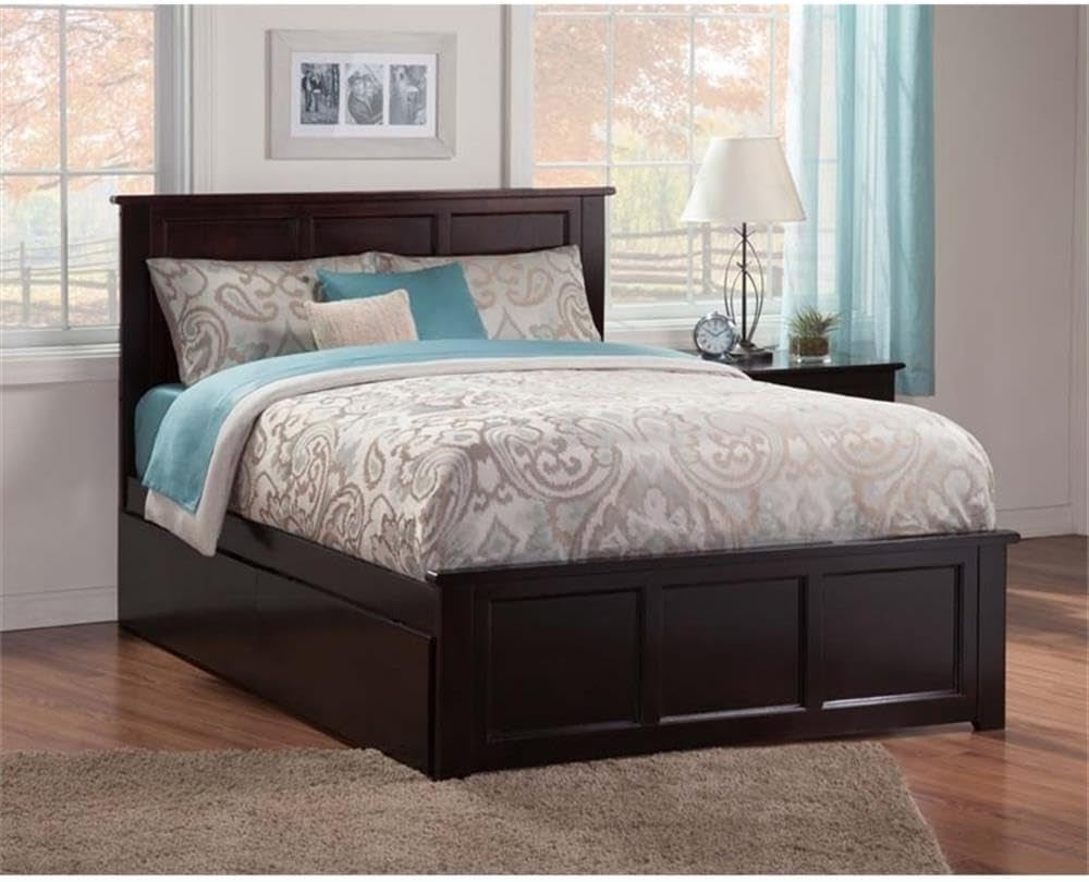 AFI Madison Queen Storage Platform Bed in Espresso