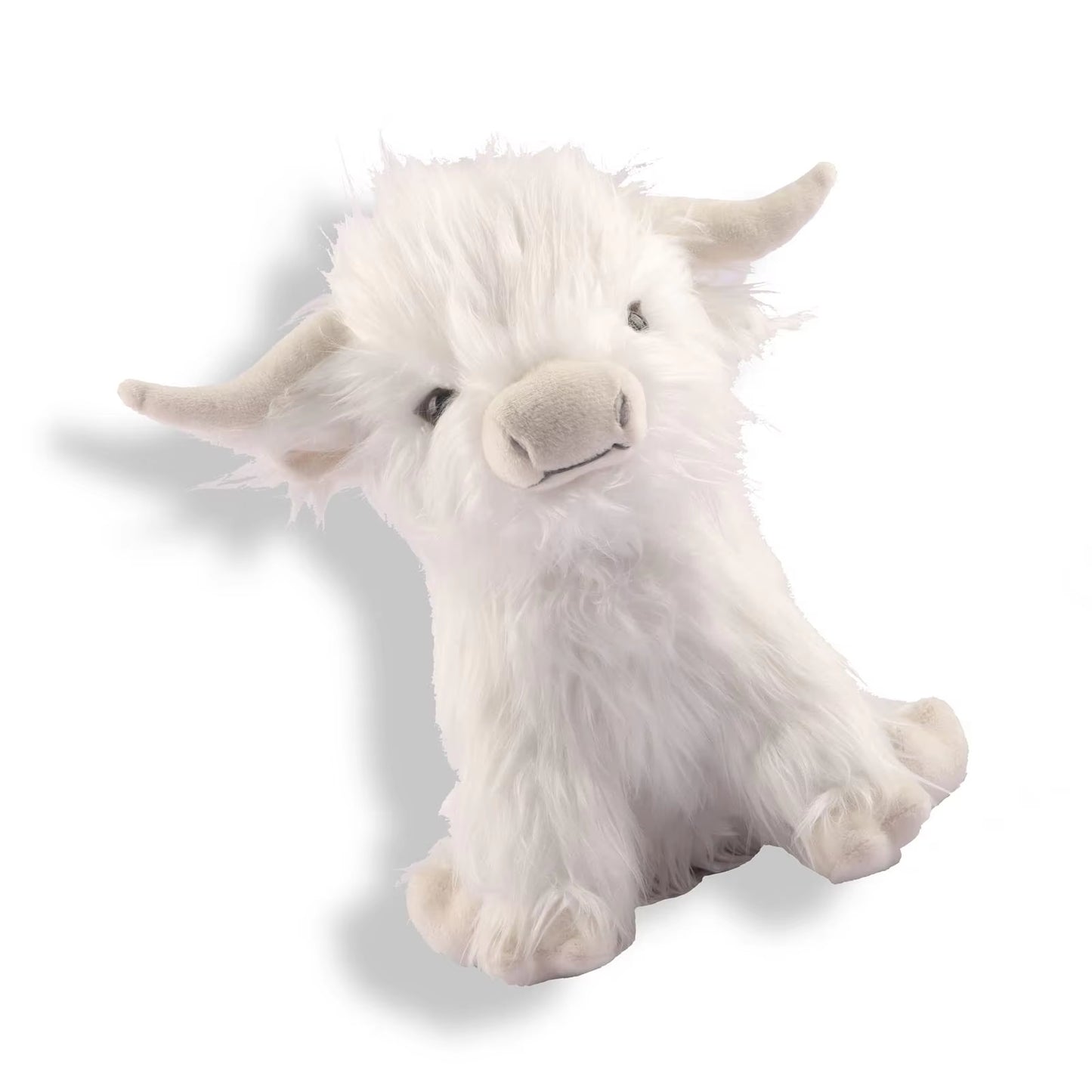 25Cm Simulation Highland Cow Plush Animal Doll Soft Stuffed Highland Cow Plush Toy Kawaii Kids Baby Gifts Toy Home Room Decor