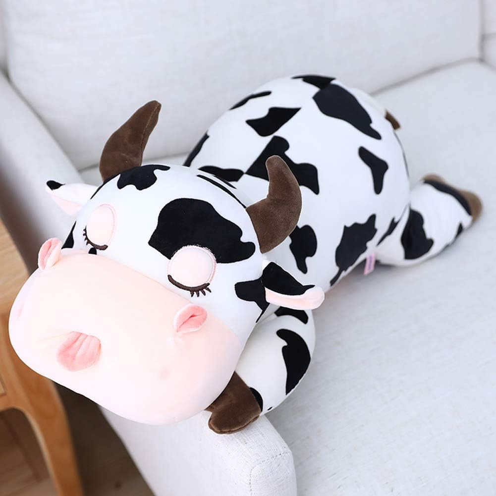 Cow Pillow, Cow Stuffed Animals Plush Toys Gifts for Kids, 23.6"