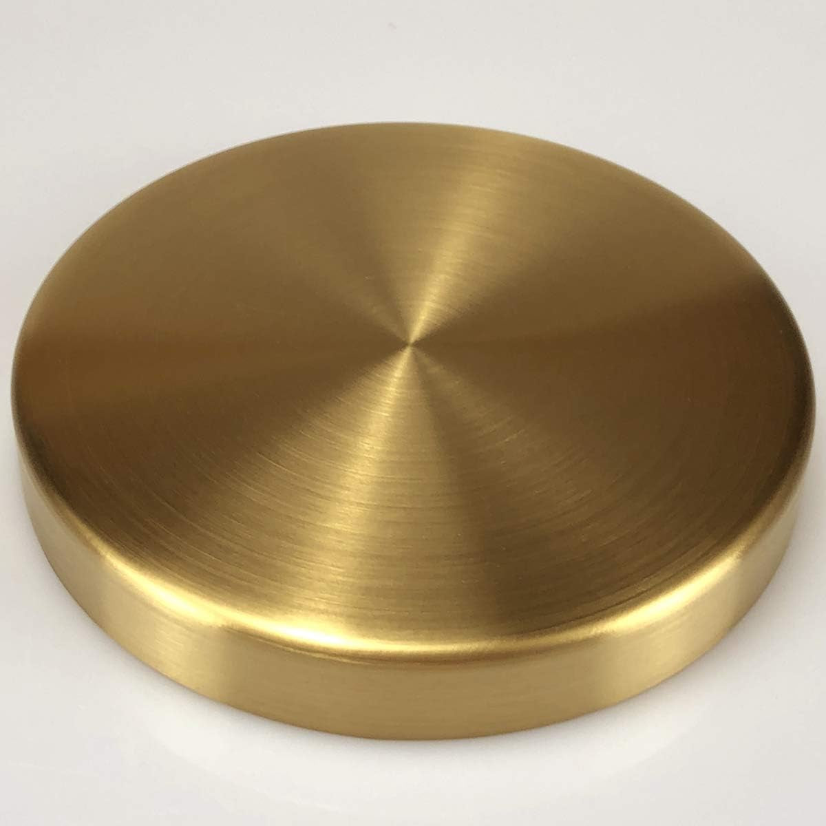 Gold Tray, round Brass Serving Platter, Bar Circle Decorative Plate, Coffee Table Metal Decor Dishes, Brushed Hammered Coasters, Counter Bathroom Kitchen Dessert Cart Display Food, 5 Inch