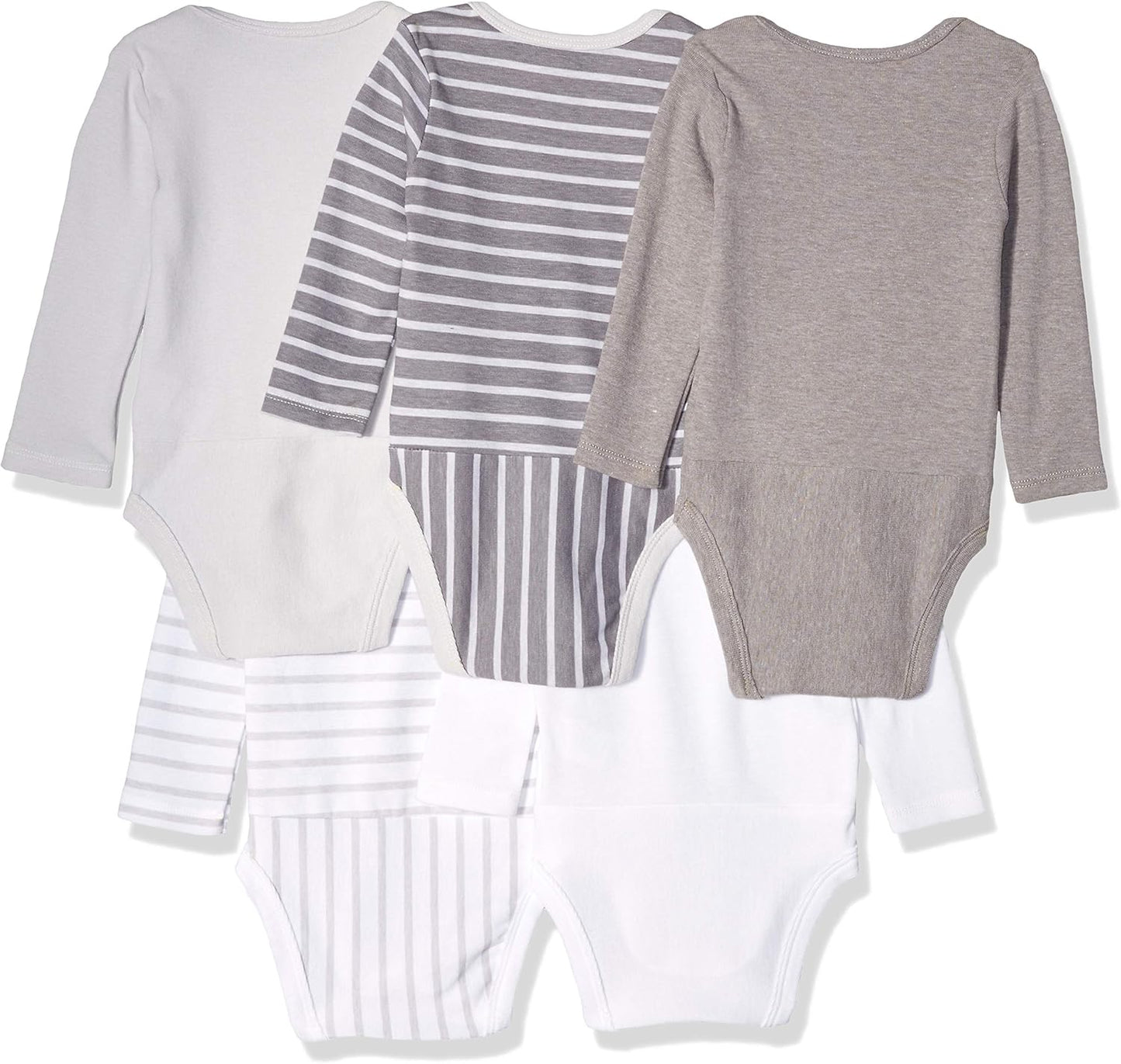 Baby and Toddler Ultimate Flexy Long Sleeve Bodysuit (5 Pack)