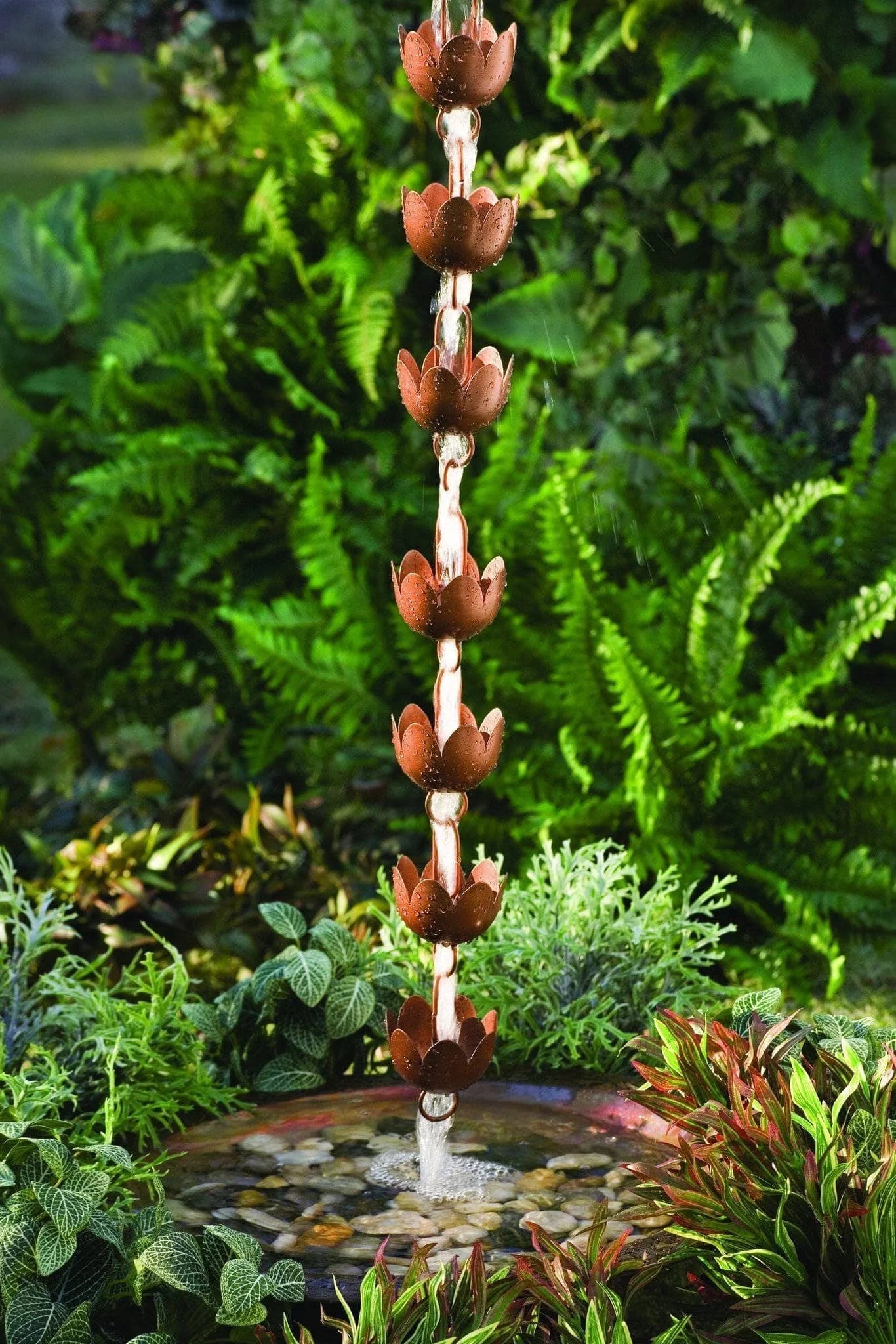 Lily Cup Rain Chain