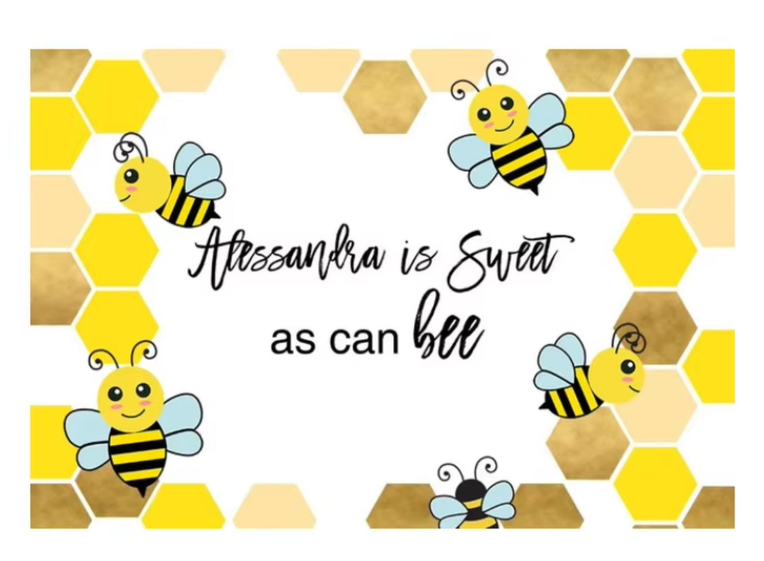 Maya the Bee Photography Background Sunflowers Baby Bee Day Newborn Backdrops Photo Studio Birthday Party Backdrops Custom