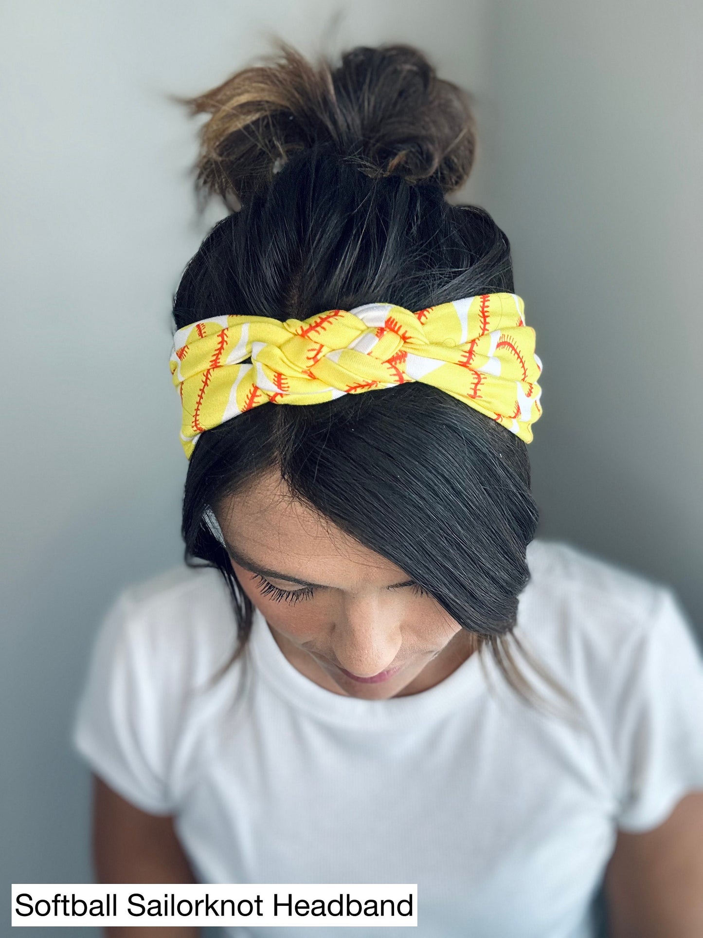 Baseball Headbands, Baseball Mom Headbands, Hard Knot Headbands, Baseball Sailorknot Headband