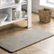 Casual Braided anti Fatigue Kitchen or Laundry Room Comfort Mat, 20" X 42", Light Grey