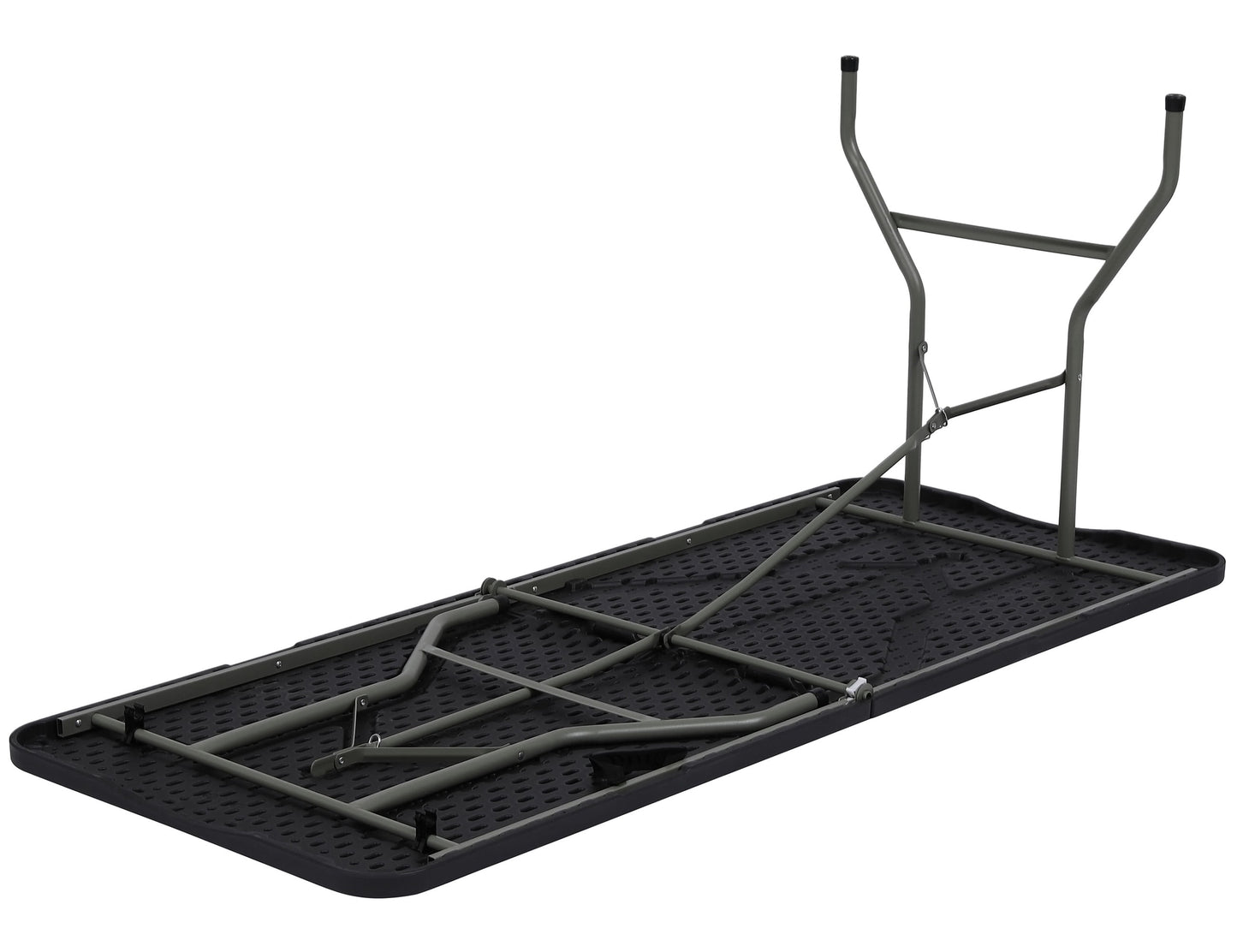 6Ft Folding Table for Indoor Outdoor Camping Party , Black