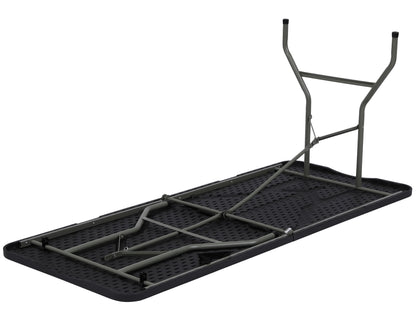 6Ft Folding Table for Indoor Outdoor Camping Party , Black