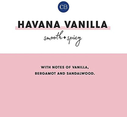 Signature Jar Candles - Long Lasting Soy Wax Blend - Luxury Tropical Scented Candles - Comes in Blue Decorative Glass Jar (Havana Vanilla, 8 Oz)
