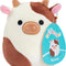 Original 5-Inch Ronnie the Brown Cow - Official  Plush - Collectible Soft & Squishy Mini Stuffed Animal Toy - Add to Your Squad - Easter Basket Gift for Kids, Girls & Boys