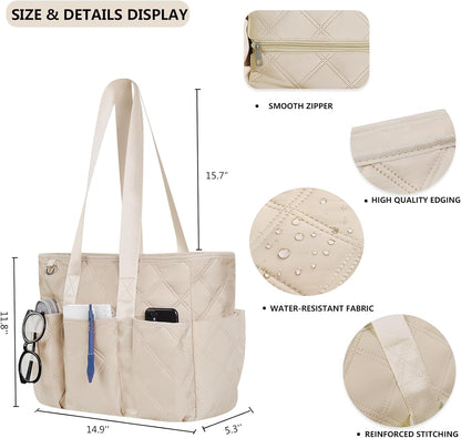 Tote Bag for Women with Zipper Teacher Tote Bag Clinical Bag Nursing Bag Travel