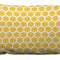 Bee Honeycombs Throw Pillow Cover Yellow and White Abstract Seamless Pattern Linen Fabric for Couch Bed Sofa Car Waist Cushion Cover 12 X 20 Inch Pillow Case