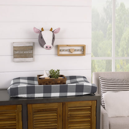Plush Fleece Cow Head Wall Décor