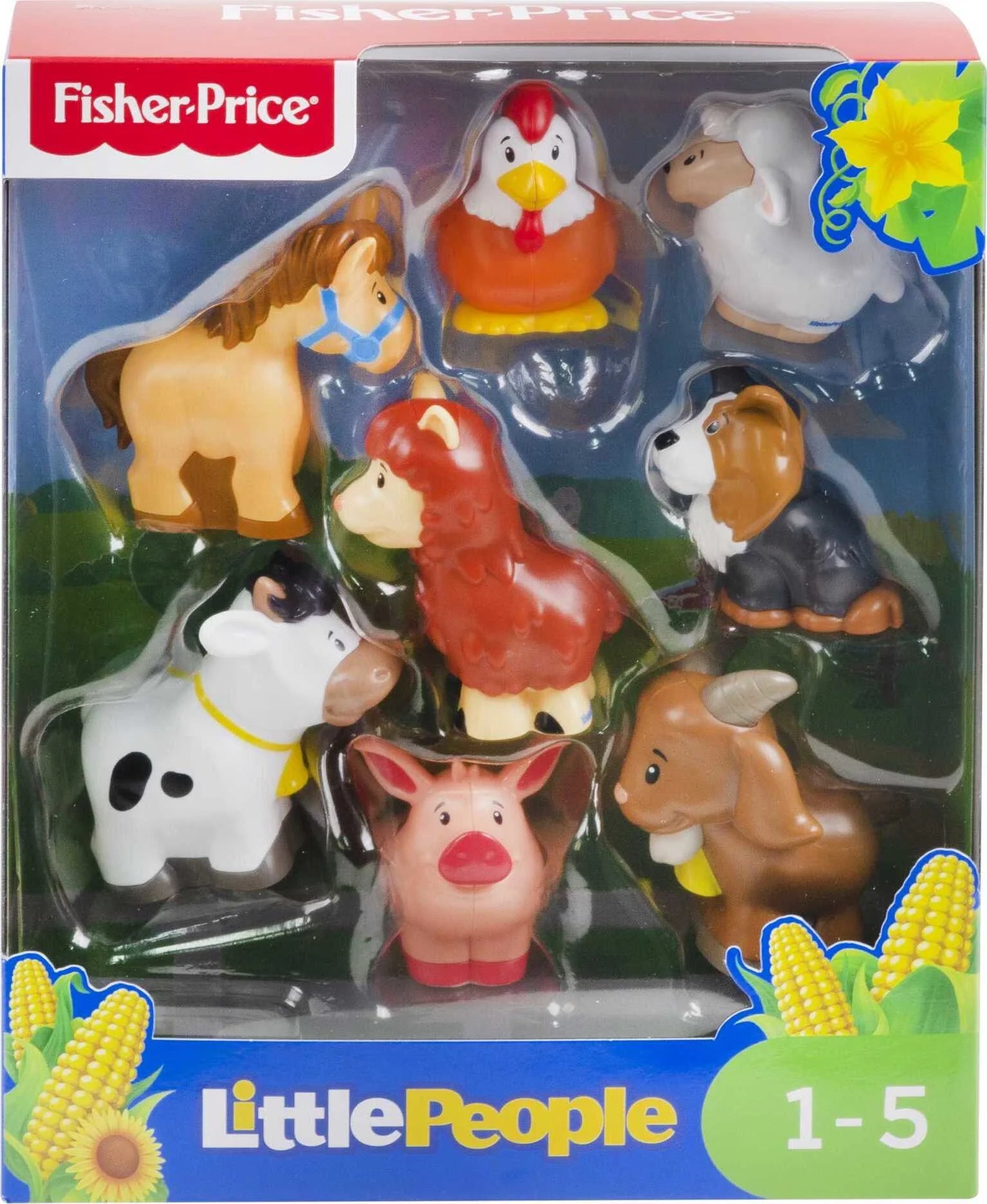 Farm Animal Friends 8-Piece Figure Set for Toddlers